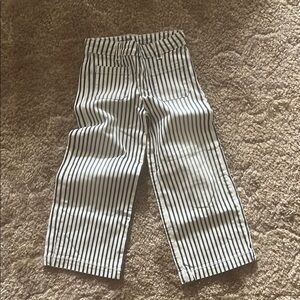 Gymboree Black and White Striped Kids Pants
